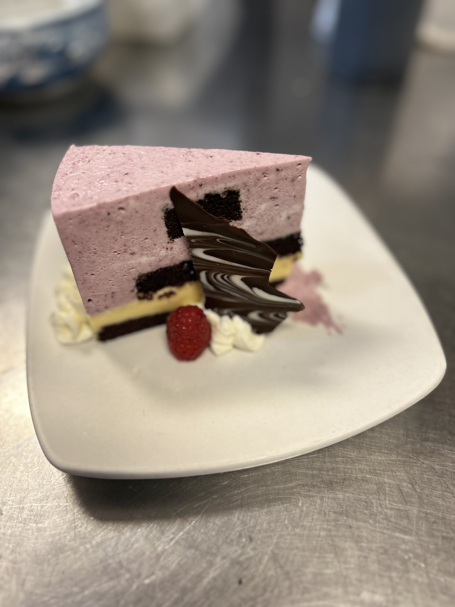 Chocolate berry entremet